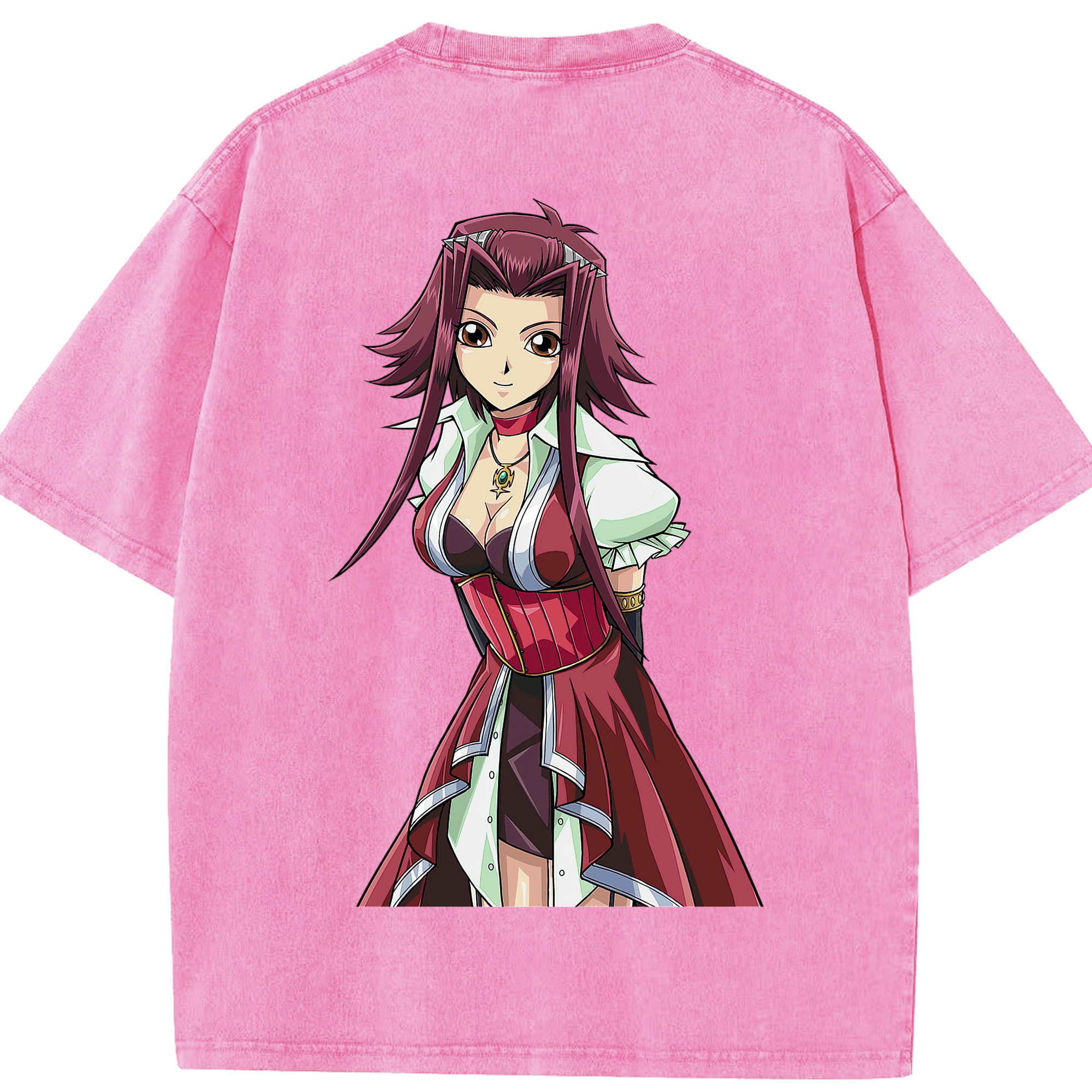 （画像用） 遊☆戯☆王 Yu-Gi-Oh! 綿100% ヴィンテージ風 半袖Tシャツ（背面プリント）